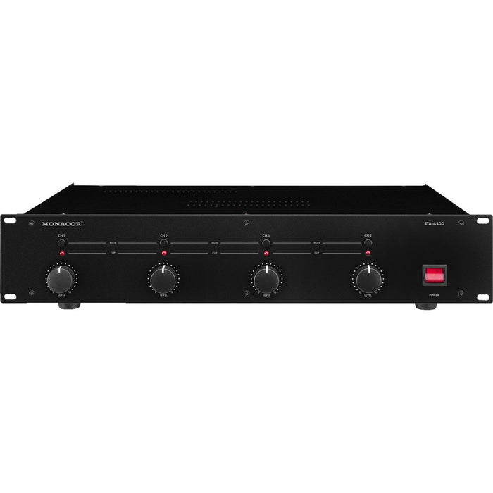Monacor STA-450D & STA-850D Digital PA Amplifiers with 4 or 8 Channels