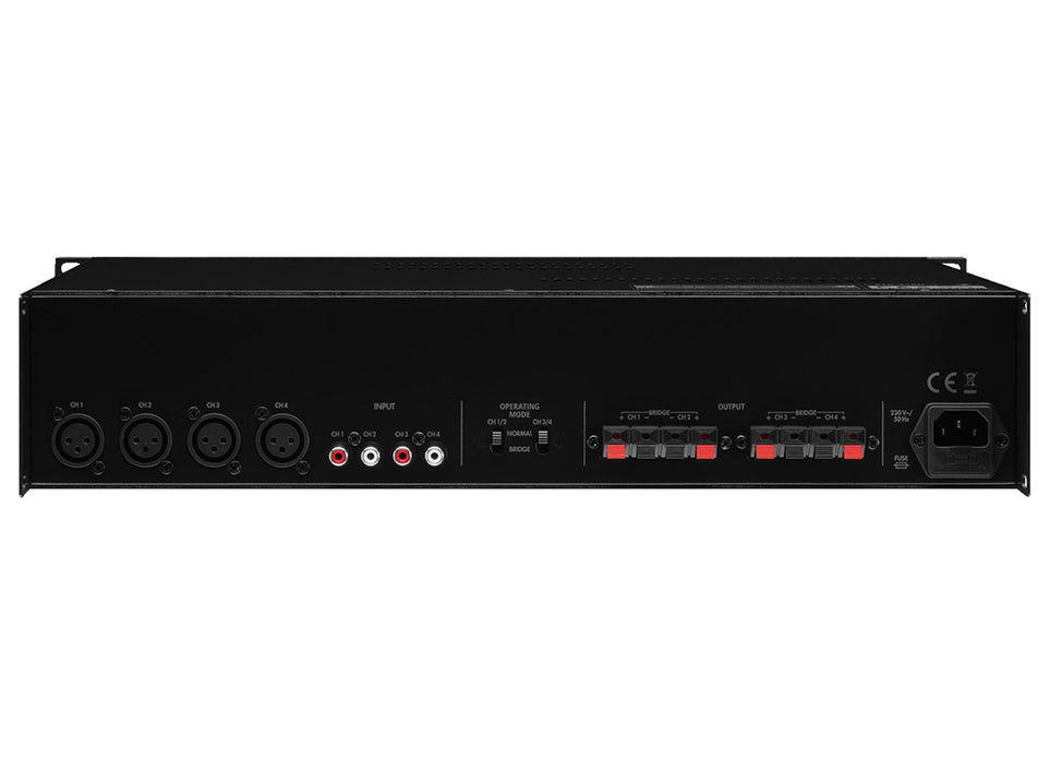 Monacor STA-450D & STA-850D Digital PA Amplifiers with 4 or 8 Channels