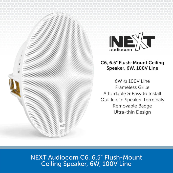 Next Audiocom C6 In-ceiling Speaker