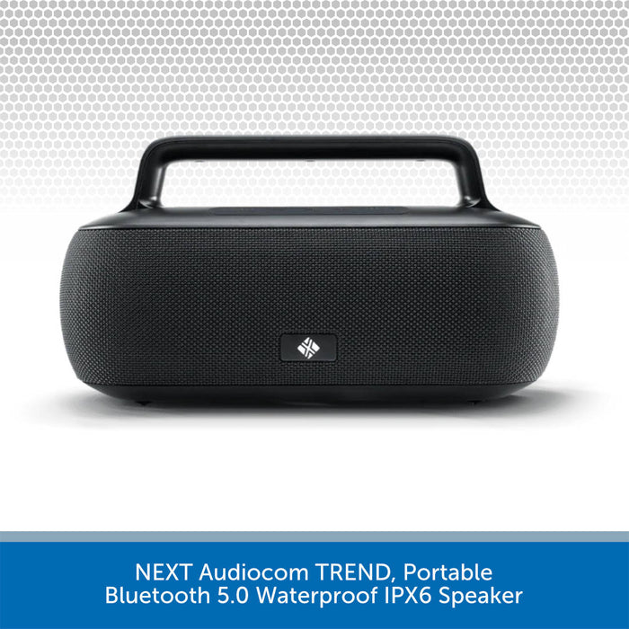 NEXT Audiocom TREND, Portable Bluetooth 5.0 Waterproof IPX6 Speaker FRONT