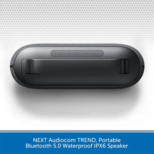 NEXT Audiocom TREND, Portable Bluetooth 5.0 Waterproof IPX6 Speaker TOP
