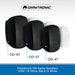 Omnitronic OD-5T 5" IP65 Weatherproof Wall Speakers (Pair), 100V / 8 Ohms, Black or White