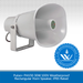 Pulse+ PHV30 30W 100V Weatherproof Rectangular Horn Speaker, IP65 Rated