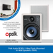 Polk Audio RC65i 2-Way Flush-Mounted In-Wall Speakers (PAIR)