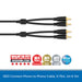 QED Connect Phono to Phono Cable, 0.75m, 1m & 3m