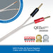 QED Profile 42 Strand Speaker Cable with QED Banana Plugs