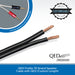 QED Profile 79 Strand Speaker Cable - Black or White (Custom Length)