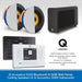 Q Acoustics E120 Bluetooth & DAB Wall Panel, Ceiling Speakers & Q Acoustics 3060 Subwoofer