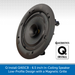 Q Install QI65CB - 6.5 inch In-Ceiling Speaker (8 ohms - 50W rms) Low-Profile with a Magnetic Grille