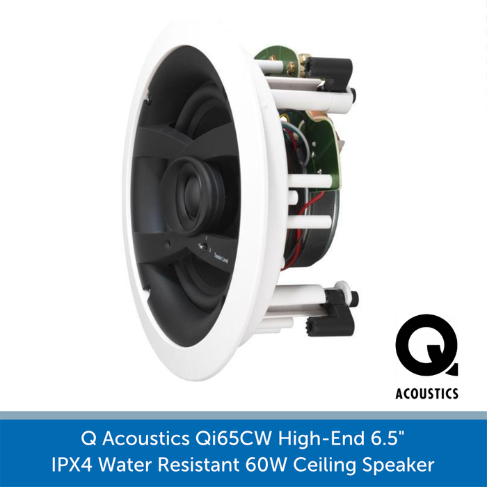 Q Acoustics Qi65CW 6.5" 60W Ceiling Speaker (PAIR) Side