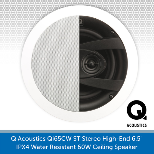 Q Acoustics Qi65CW ST Stereo 6.5" 60W Ceiling Speaker