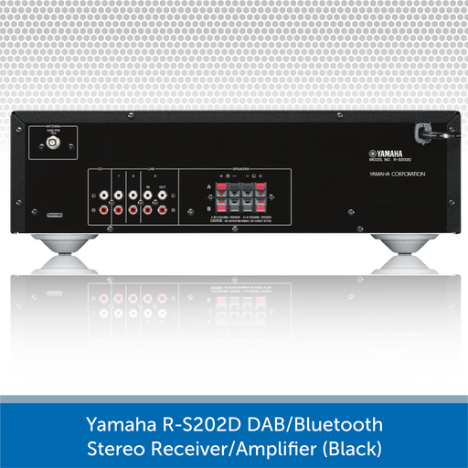 Yamaha R-S202D DAB/Bluetooth Stereo Receiver (Black)