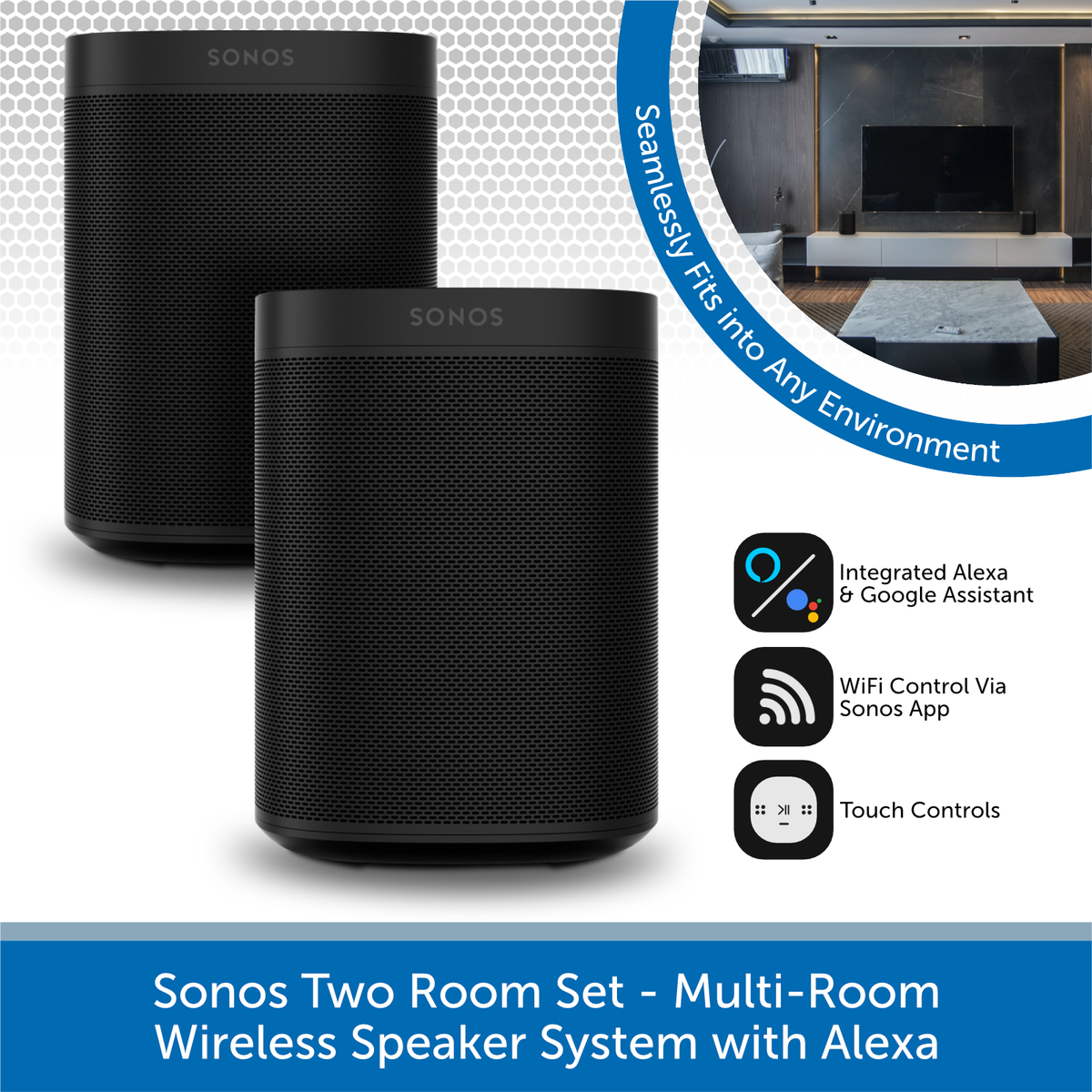 Sonos Two Room Set - Multi-Room Wireless Speaker System | Volt