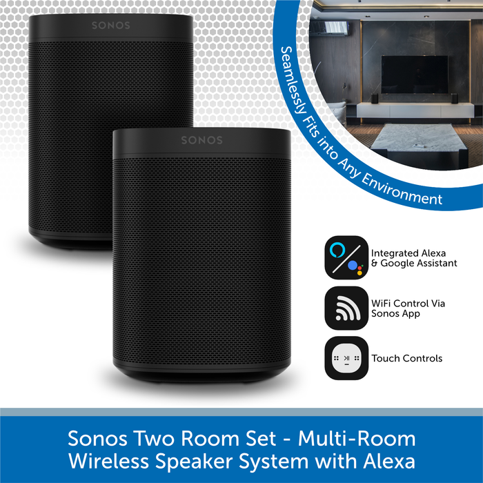 Boghandel Stipendium sygdom Sonos Two Room Set - Multi-Room Wireless Speaker System | Audio Volt —  Audio Volt