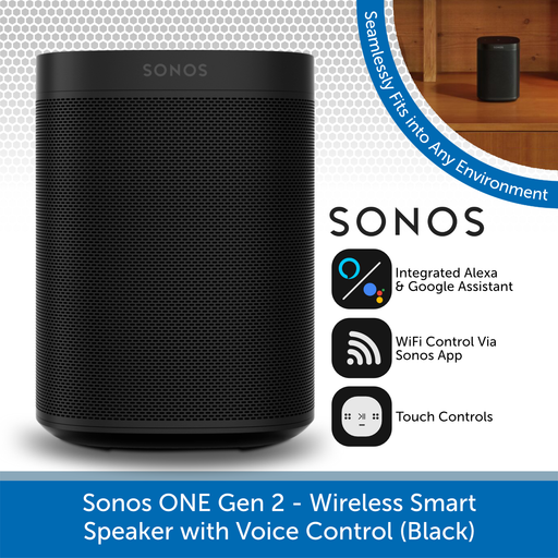 Sonos One 2 Wireless Smart Speaker | Volt