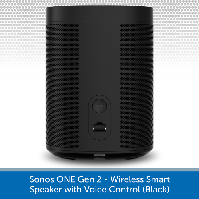 Sonos One Gen 2 - Wireless Smart Speaker with Voice Control REAR