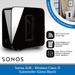 Sonos Sub (Black) - Wireless Active Subwoofer