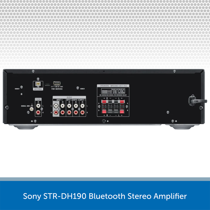 Sony STR-DH190 Stereo Bluetooth Amplifier Receiver
