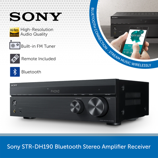 Sony STR-DH190 Bluetooth Stereo Amplifier Receiver
