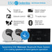 Systemline E50 'Wetroom' Bluetooth Music System - In-ceiling speakers & hand gesture operation