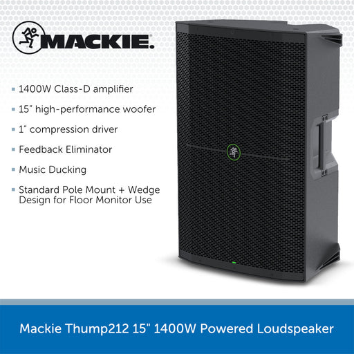 Mackie Thump215 15" 1400W Powered Loudspeaker