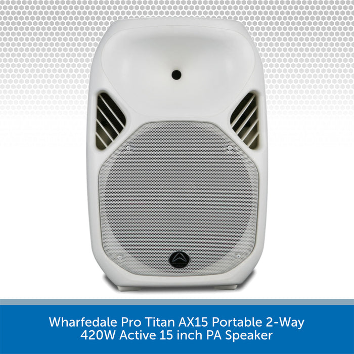 Wharfedale Pro Titan AX15 - Portable 2-Way 420W Active 15 inch PA Speaker