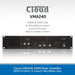 Cloud VMA240 240W Mixer Amplifier 100V/4 Ohm, 4-Line/2-Mic/Main-Out