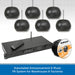 Warehouse DAB Radio Music System with Wall-Mount or Suspended Pendant Speakers