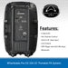 Wharfedale Pro EZ-15A 15" Portable PA System 100W With Dual Wireless Microphones