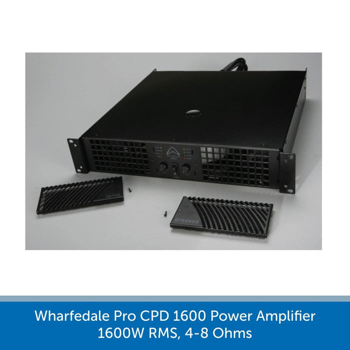 Wharfedale Pro CPD 1600 Power Amplifier, 1600W RMS, 4-8 Ohms