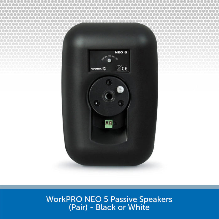 WorkPRO NEO 5 Passive Speakers (Pair) - Back of