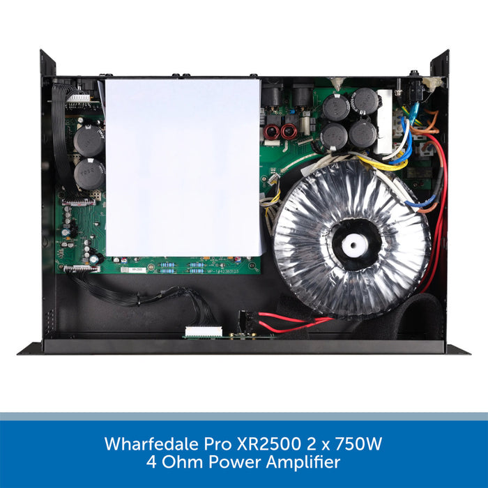 Wharfedale Pro XR2500 2 x 750W 4 Ohm Power Amplifier