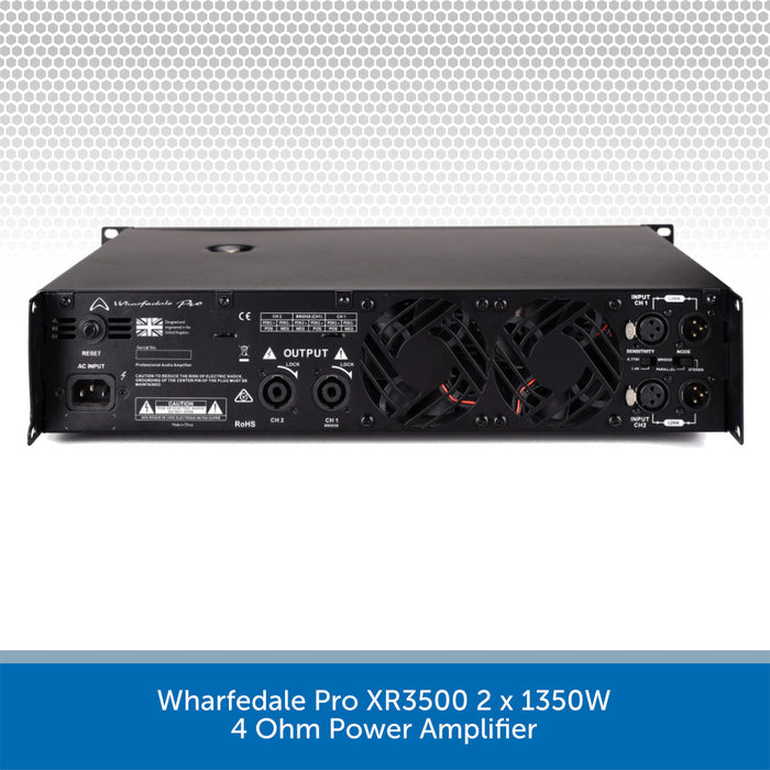Wharfedale Pro XR3500 2 x 1350W 4 Ohm Power Amplifier