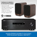 Yamaha RS202D Amplifier & Q Acoustics 3010i Bookshelf Speakers (WALNUT)
