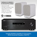 Yamaha RS202D Amplifier & Q Acoustics 3010i Bookshelf Speakers (WHITE)