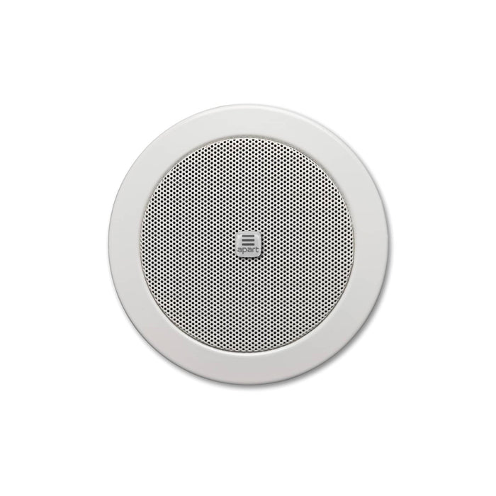 Apart Audio CM4T & CM4T-BL, 4 inch Discreet Ceiling Speaker 6W, 100V/16 Ohm - White or Black
