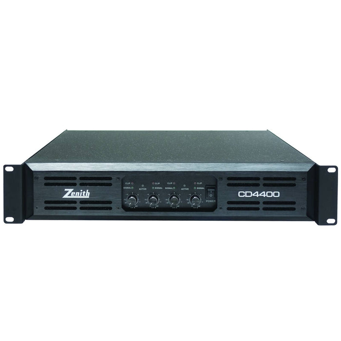 Zenith CD4400 4 x 700W Power Amplifier, 4-8 Ohms